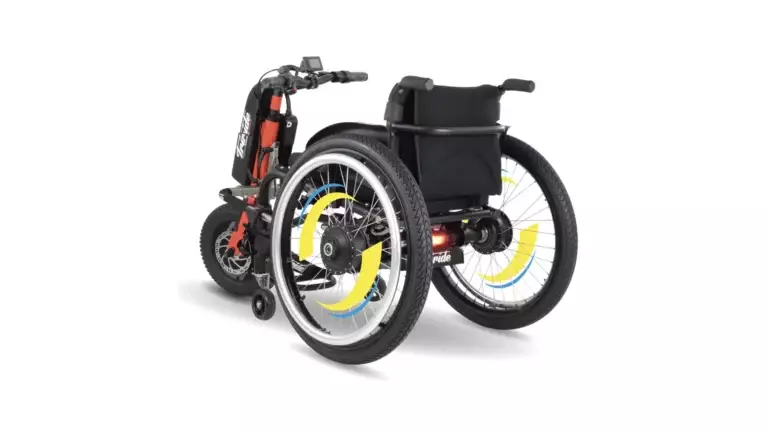 Clip-on Power Attachments 1 EC | TriRide Multi Traction Wheelchair